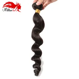 Brazylijska luźna fala dziewiczy włosy 3 wiązki nieprzetworzone Remy Hair Extensions Beauty Grace Brazylijska luźna fala