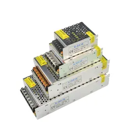 24V Alüminyum Gövde Transformatörü DC24V LED Güç Kaynağı 25W 40W 70W 120W 240W 360W 480W 600W AC110V/220V Emit LED Güç Anahtarı