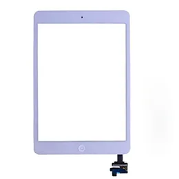 100% новая стеклянная панель сенсорного экрана с дигитайзером и кнопками разъема IC для iPad Mini 2, хорошее качество