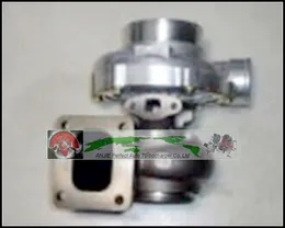 Turbo oljekyld T76 T4-turbin: A/R 0,81 Comp: A/R 0,80 1000 hk Turbo Charger T4 FLANGE V-band med packningar Turboladdare