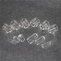 Fumaça XXL de quartzo Thermal Banger 10mm 14mm 18mm Double Tube Fumar Bangers Prego Para Tubos de Água de Vidro Plataformas De Petróleo Bongs