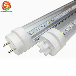 Estoque em US Regulável quatro pés 1.200 milímetros T8 levou tubo luzes de alta Brilhante 20W 22W aquecer o frio branco levou bulbos fluorescentes AC 85-265V