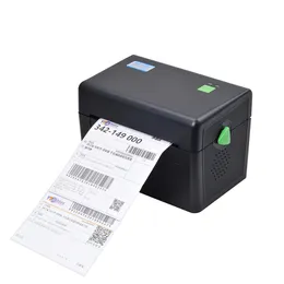 HSPOS 108 millimetri termica mini stampante di etichette di codici a barre porta usb uso piega carta qr codice adesivo macchina stampa etichetta di spedizione XP-DT108B