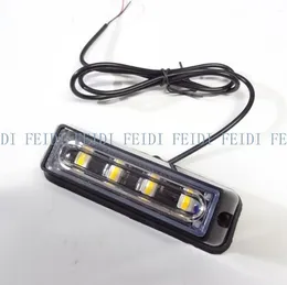 DC10-30V di alta qualità, spie luminose per griglia per auto a LED TIR 4W, luci di emergenza, luci stroboscopiche, 16 flash, impermeabili