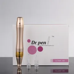 Derma Pen DR Pen Microneedle Dermapen Meso uppladdningsbar dermapen nållängd 0,25-2,5 mm 5 hastigheter med 102 st nålpatroner