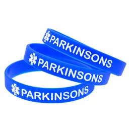 100PCS Parkinsons Silicone Rubber Bracelet Adult Size As A Reminder in Daily Life By Wear This Jewelry