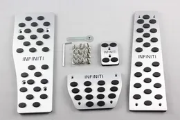 Accessory For Infiniti EX/FX/G37/M25/Q50/Q60/Q60S/Q70/Q70L/QX50/QX70 Accelerator Fuel Brake Foot Rest Pedal Plate Sticker