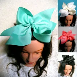 2017 new arrival ! 10 Inch Boutique Grosgrain Ribbon Bow Girls Hairpins Big Bowknot Hair Clips for girls 196 colors available Hair Accessories 20pcs/