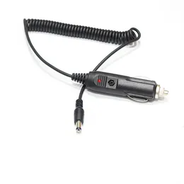 High Quality Car charger Auto Cigarette Lighter 12V 24V car Power Supply Adapter Plug Charger 5.5mm x 2.1mm Spring Cable
