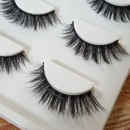 Gorąca Sprzedaż Sexy 100% Handmade 3D Mink Hair Beauty Gruby 3 pary Długie fałszywe norek rzęsy Fake Eye Lashes rzęs