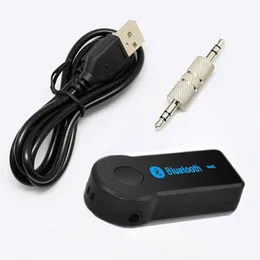 2017 Hand Auto Bluetooth Musik Empfänger Universal 3 5mm Streaming A2DP Drahtlose Auto AUX Audio Adapter Mit Mikrofon Für telefon MP3346S