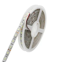 SMD 5050 LED-remsa Flexibelt ljus 60LEDS / M Dream Color Ice Blue IP65 Vattentät / Non-Vattentät DC12V 5m / Lot