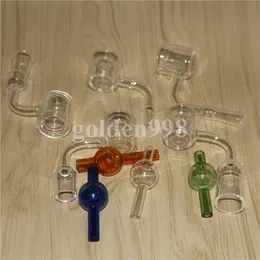 smoking Set of Thermal Quartz Banger Nails with double bucket, matched carb cap,10mm 14mm 18mm male female Nail