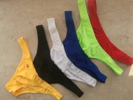 Wholesale JOE ice silk Men's G-Strings Low-Rise Male Sexy Underwear gstrings and thongs