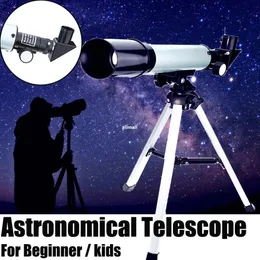 Freeshipping 360/50mm Refractive Monocular Telescope Tripod HD Space Monocular Spotting Scope Telescopes professional