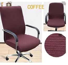 Office Slipcovers Cloth Chair Cover Cover قابلة للإزالة وسادة تمتد