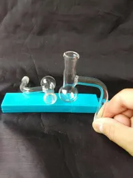 Coller les accessoires de bongs en verre de filtre, tuyaux en verre uniques de brûleur à mazout