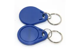 Factory price make TK4100 125khz ID Card 100pcs/lot ISO11785 ABS RFID PVC Engraved custom Round Key Tags