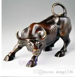 2020 Nowy Duży Wall Street Bronze Fierce Bull Ox Statue Suche