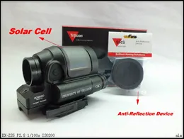 Tactical Hunting Reflex Sight Solar Power System Trijicon SRS 1X38 czerwona kropka luneta z optyką QD Mount Rifle Scope