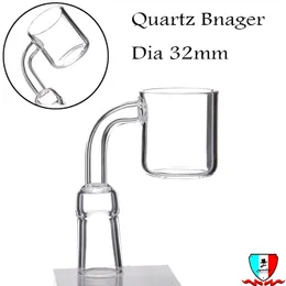 Quarz Banger Nail Bowl Fia Flat Top Raucherzubehör 10/14/19 mm männlich/weiblich polierte Verbindung für Glas Bang Dab Rigs
