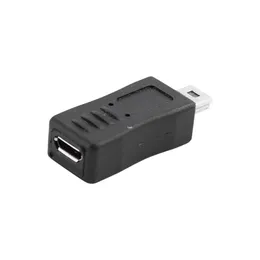 4pcs/lot Freeshipping Micro USB Female to Mini Male Adapter Convertor Plug For Mobile Phones
