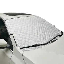 slivery Autofenster-Abdeckung, Sonnenschutz, Schneedecke, reflektierende Folie für alle Windschutzscheiben, verhindert Frost/Nebel, Anti-UV