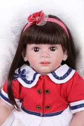 Silicone Vinyl Lifelike Girl Doll Reborn Baby Toddler With Clothes ...