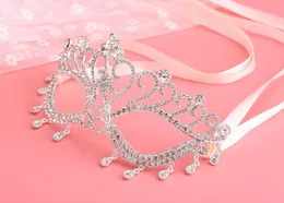 Handmade Clear Crystal Eye Mask Rhinestone Royal Venetian Masquerade Wedding Bridal Prom Party Masks Fancy ball Silver Metal eyemask favors