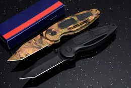 Offerta speciale Coltello pieghevole tattico Smith Survival 440C 57HRC Coltello tascabile EDC con lama nera in alluminio con scatola al dettaglio