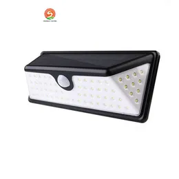 73 LED-lampor LED Sol PIR-lampor 730lm Utomhus Vattentät Motion Sensor Solarlampa LED Patio Lights Wall Security Lamp Garden Light