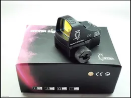 Docter 3 Sight Mini Red Dot Sight Jaktgevär Red Dot Taktisk främre och bakre sikte Optik Riflescope Auto Ljusstyrka Laser kikarsikte
