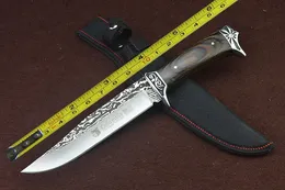 12 '' Yeni Ahşap Kolu 440C Blade Sabit Bıçak Survival Bowie Avcılık Bıçak SA42