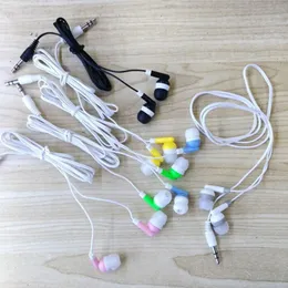 100pcs / lot Yeni 3.5mm Kulak Kulaklık Kulaklık Kulaklık için akıllı telefon MP3-MP4 Player PSP CD DHL FEDEX Ücretsiz Kargo
