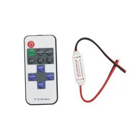 LED Strip Controller DC5-24V 11Key RF Trådlös fjärrkontroll för 5050 3528 3014 5630 LED-banddämpning