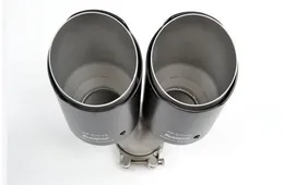 Inlet51/54/57/60/63mm outlet76/89/101mm 304 Stainless Steel carbon fiber exhaust tip exhaust pipe muffler different size options