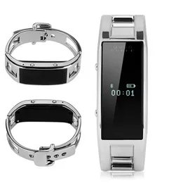 Smart Wristband D8 Bluetooth Fitness Tracker Respondent Camera Bransoletka ze stali nierdzewnej do Android IOS Telefon