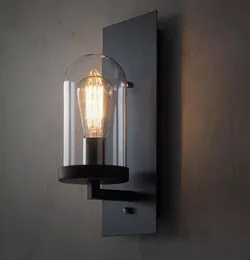 홀 멋진 산업 벽 램프 라이트 유리 DIY 조명 홈 카페 예술 실내 벽 램프