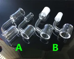 새로운 3mm 두꺼운 플랫 탑 XL 석영 Banger 손톱과 20mm OD 여성 남성 10mm 14mm 18mm 90 석영 Banger Domeless 못