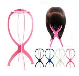 Wig Display Stand Folding Plast Stable Durable Wig Hair Hat Cap Holder Stand Display Tool 108g