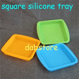 wholesale competitive price Deep Dish square Pan 8.7" Non Stick Silicone Container Concentrate Oil BHO free shipping