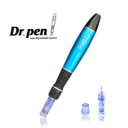 Trådlös Höghastighet Derma Pen DR Pen Mikronedle Dermapen Uppladdningsbar Derma Pen 5 Hastigheter Justerbar nållängd 0,25-3,0mm