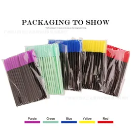 Disposable Eyelash Makeup Brush 50pcs/lot Mascara Applicator Wand One-off Eyelashes Extension Make up brushes Tools