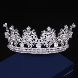 Crowns Tiaras Pearl Crowns Headpieces For Wedding Wedding Headpieces Headbonad For Bride Dress HeadBond Accessories Party Accesso277h