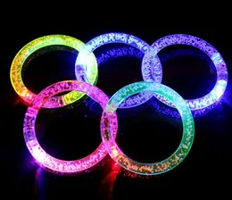 Flash bracelet luminous hand ring LED toy New Year holiday party props KTV activities wholesale gift prizes