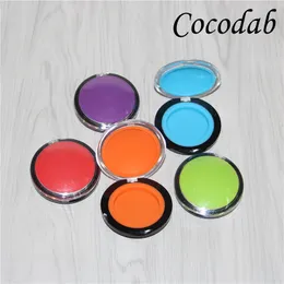 Силиконовые банки DAB Wax Container 6ML Clam Shell Силиконовый контейнер 2057 8 мм Акриловый моллюсков оболочкой силиконовые контейнеры бесплатно DHL