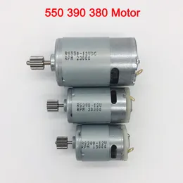 Barn elektrisk bil 12v DC motor, fjärrkontroll bilar 12V motor, barns elektriska motorcykel 6V elektriska motor, 550 380 390 motor