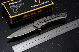 2018 Browning Flying Fish Titanium Tactical Folding Kniv Flipper 5CR15Mov 57HRC Utomhus Camping Jakt Survival Pocket Knife EDC Tools