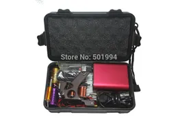 Wholesale- Tattoo Kit Professional with Best Quality Permanent Makeup Machine For Tattoo Equipment Cheap Red Tattoo Machines