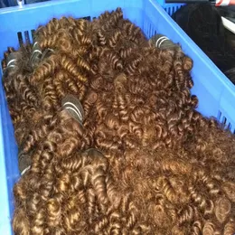 Great Business 100% New unprocessed Funmi Curls Indian deep curly 3pcs/lot wholesale Extension